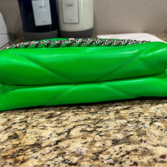 Rebecca Minkoff Edie Maxi Crossbody Neon Green Bag. - Picture 6 of 9